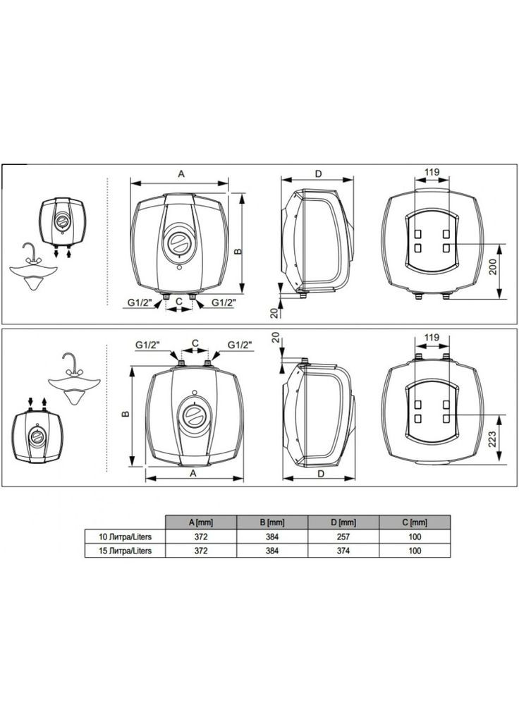 Бойлер (m360412) TESY 305924
