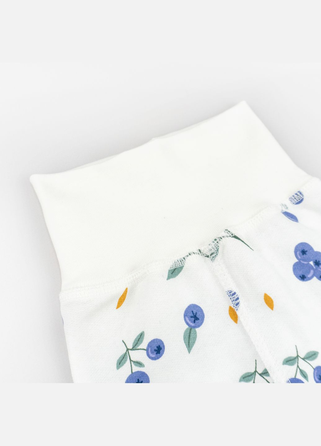 Білий комплект для немовлят 3 в 1 з начосом з ягідками blueberry білий dexter's