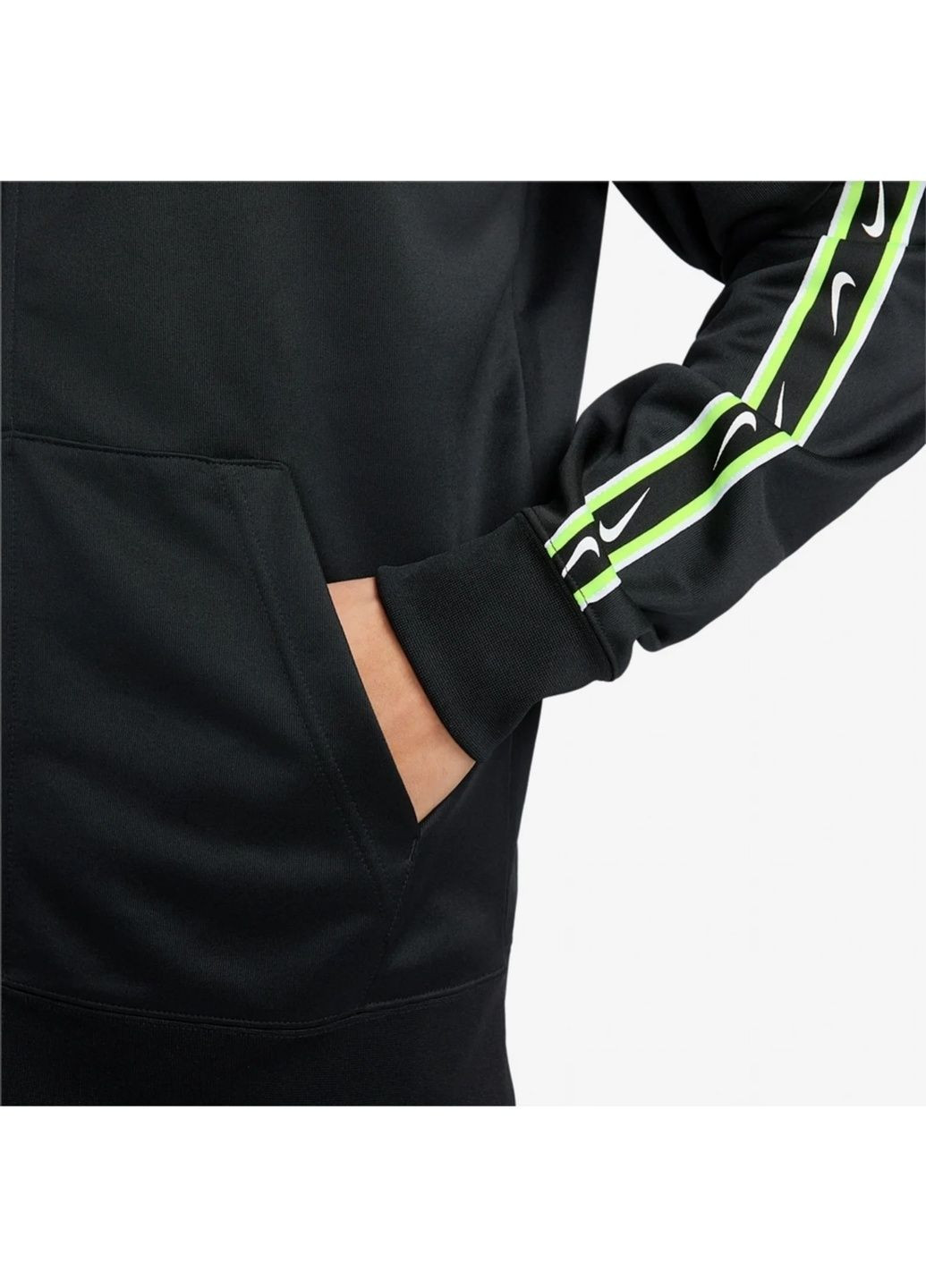 Женская толстовка Sportswear Repeat Full-Zip Hoodie Black Nike (364662589)