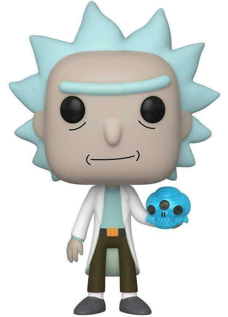Фигурка Pop Фанко Поп Рик с кристаллом Рик и Морти Rick with Crystal Skull 10см RM R692 Funko (317258058)