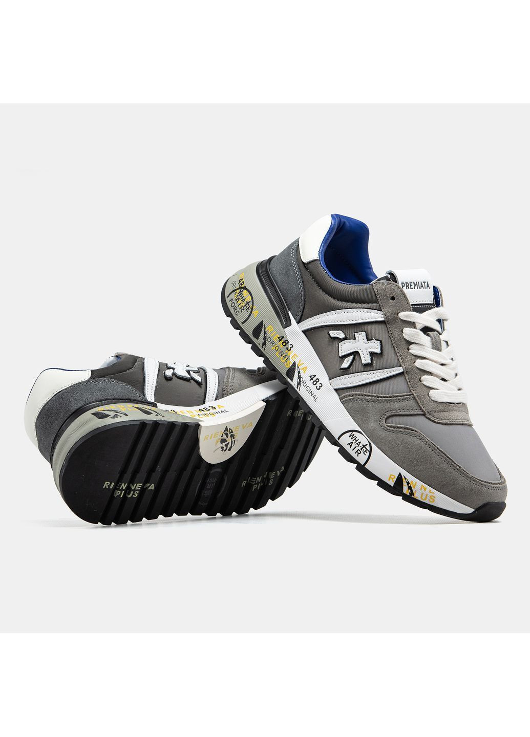 Сірі Літні сірі літні (осінні) чоловічі кросівки ✅ No Brand