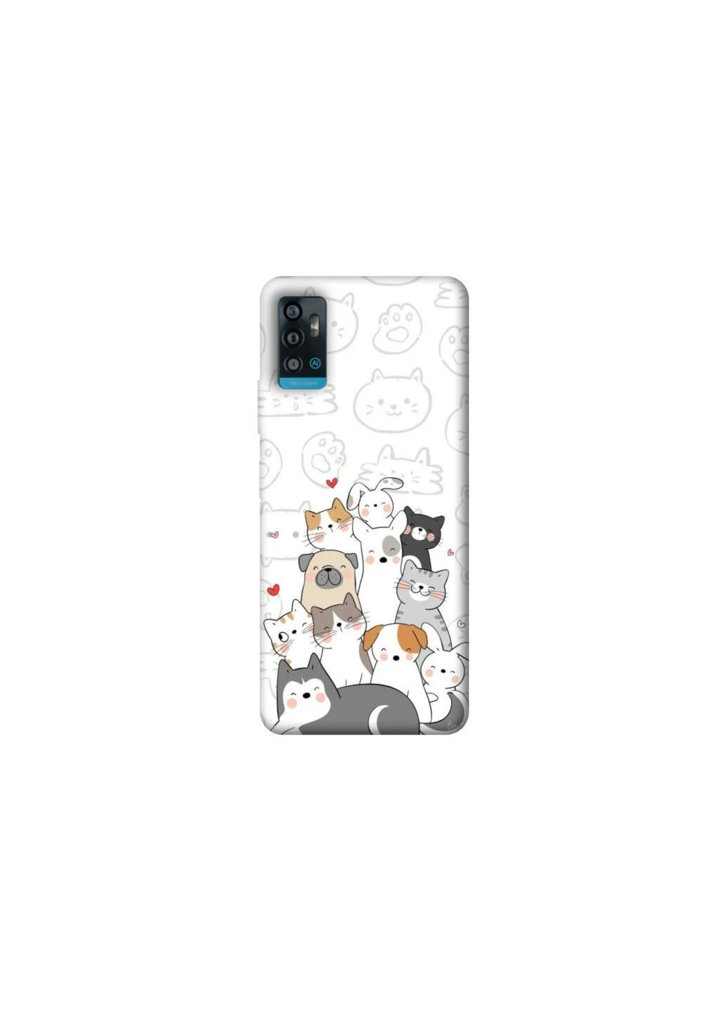 Чохол на ZTE Blade A71 Funny Pets Frontalka (379681448)