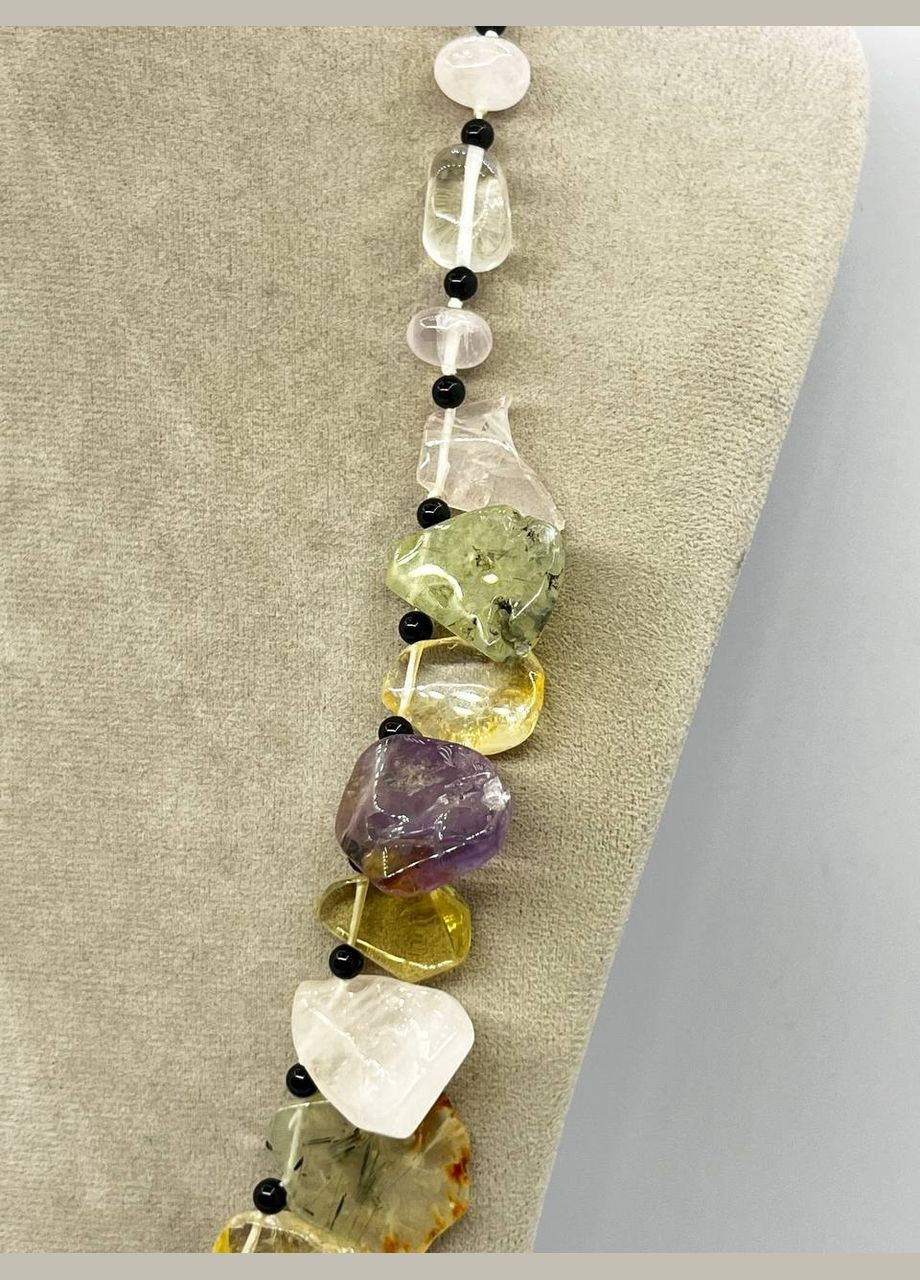 Бусы микс кварц 60 см No Brand (300800559)