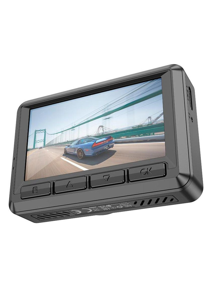 Видеорегистратор DV3 Driving recorder with display(dual-channel) Hoco (361236971)