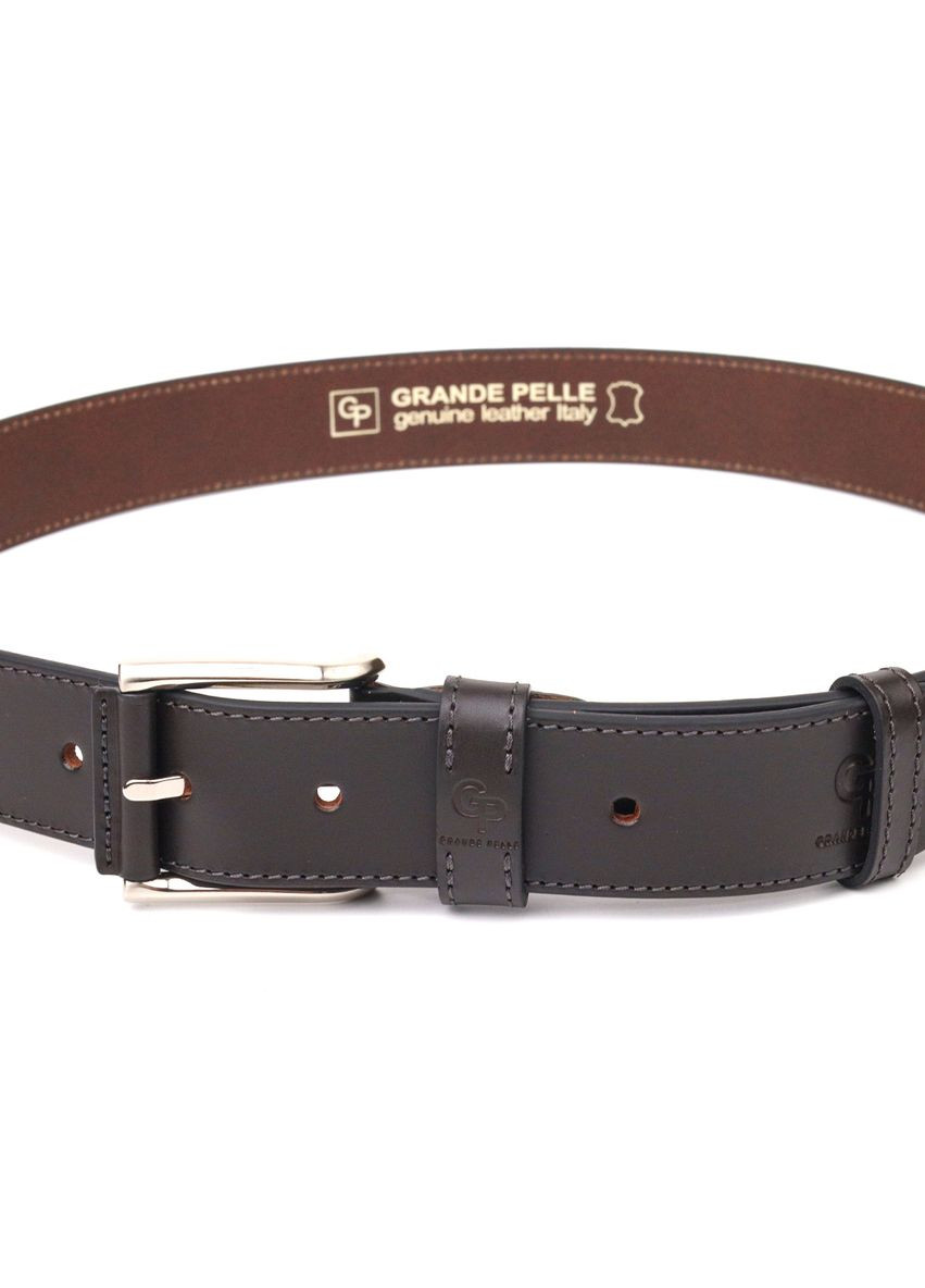 Чоловічий ремінь шкіряний 21462 Grande Pelle (302972186)
