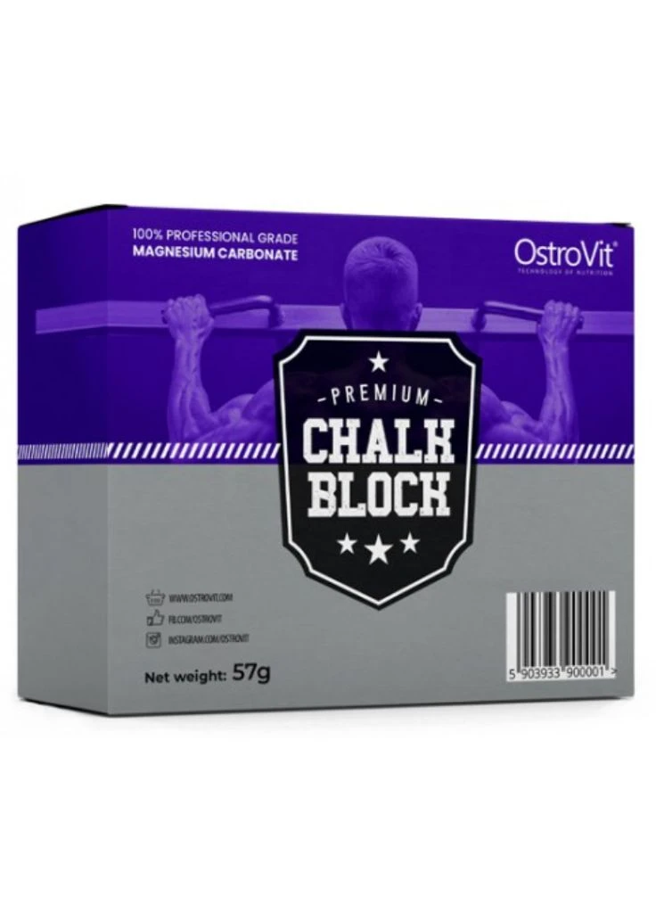 Магнезия Magnesium Carbonate Premium Chalk Block 57 грамм Ostrovit (351863372)