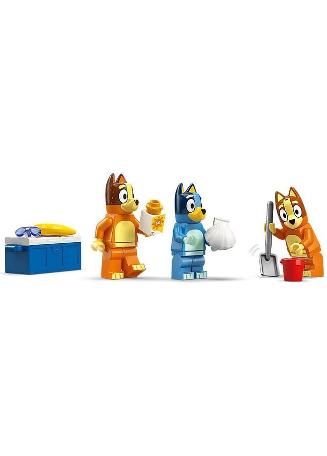 Конструктор Bluey Пляж і сімейна поїздка на автомобілі Блуї, 133 деталі () Lego 11202 (369111639)
