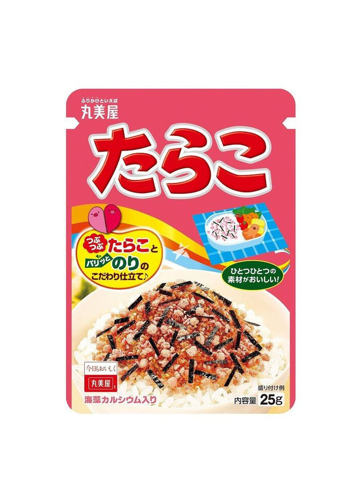 Tarako фурікаке з ікрою тріски, кунжутом, норі та боніто, 25 г MARUMIYA (327880040)
