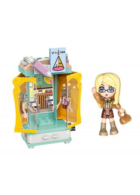 Детский конструктор Девочка с комнатой 34012 с аксессуарами Школьница Bambi (301835588)