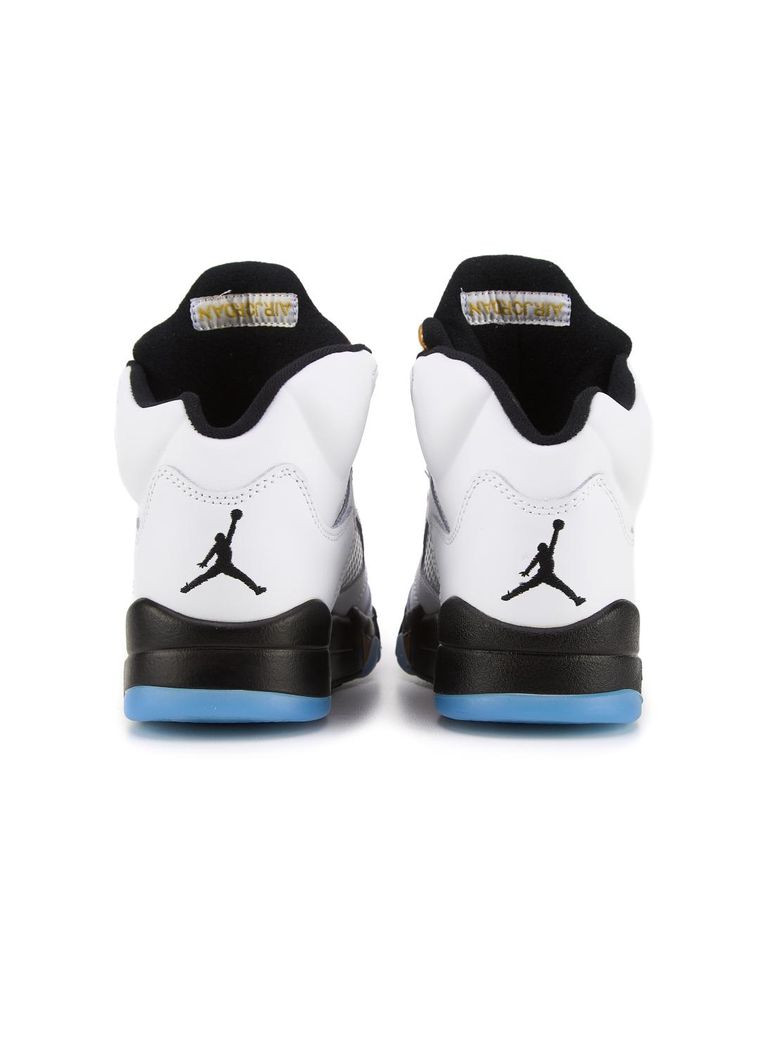 КРОССОВКИ ЖЕНСКИЕ NIKE AIR JORDAN 5 RETRO OLYMPIC WHITE НАЙК АИР ДЖОРДАН No Brand белые демисезоны (368862474)