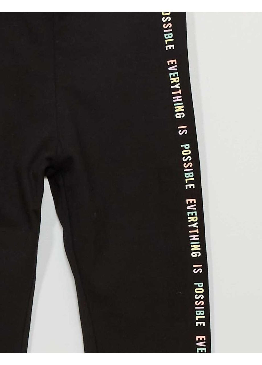 Лосини,чорний з принтом, Kiabi (259661610)