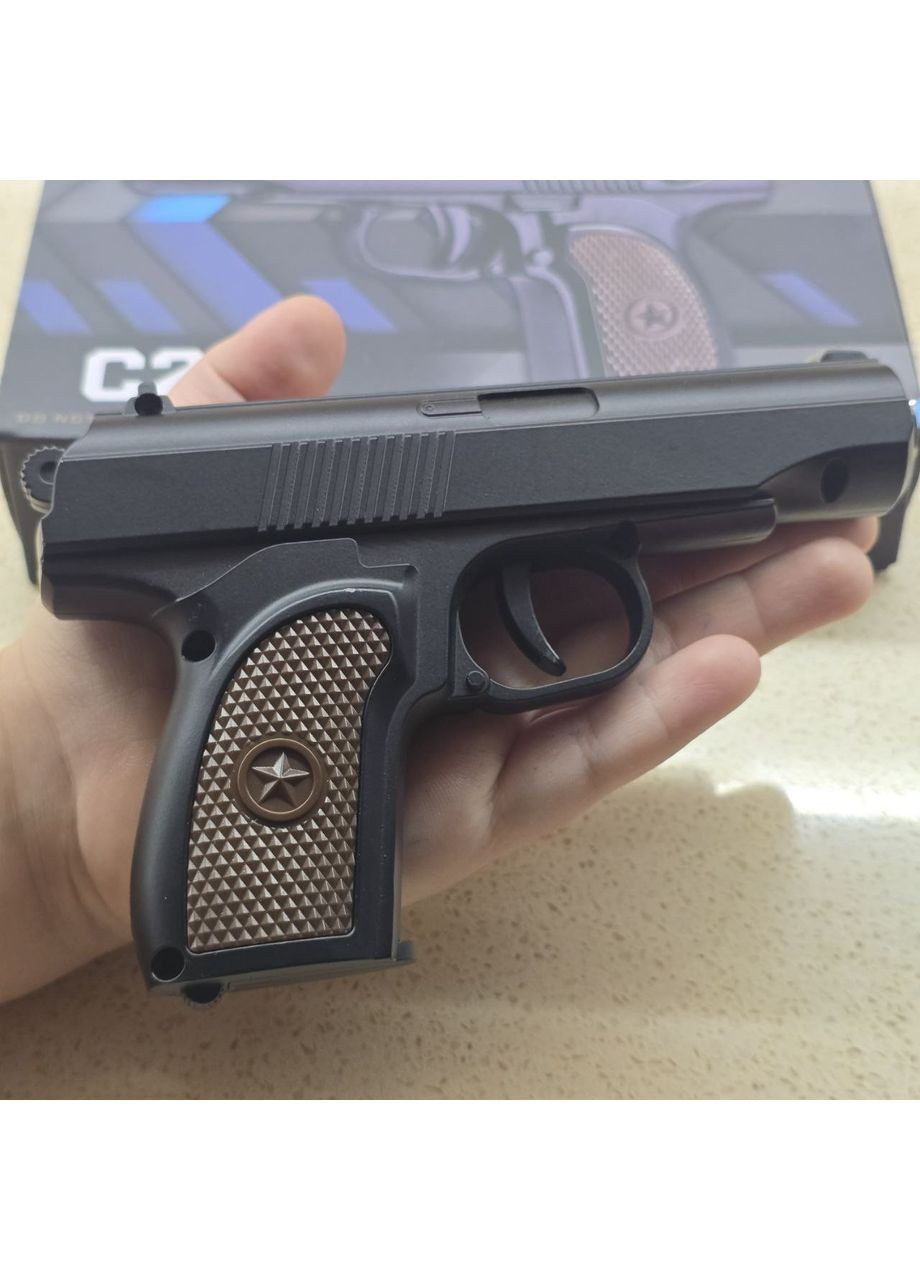 Страйкбольний металевий пістолет Макарова ПМ С28 кульки 6 мм Galaxy (367592479)