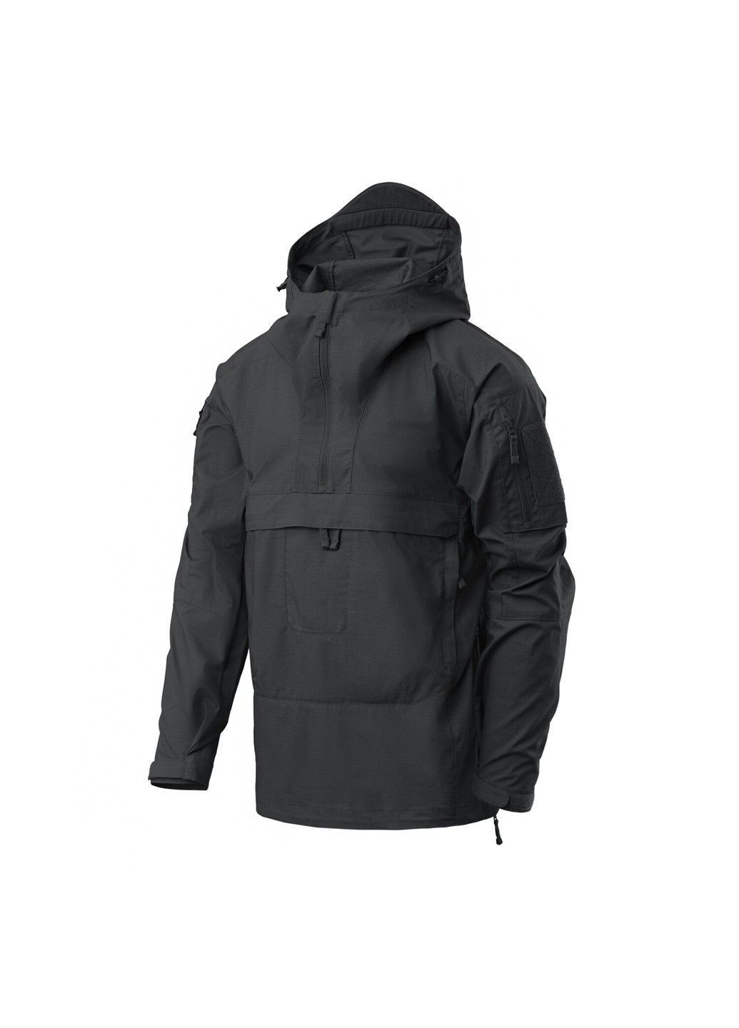 Чорна демісезонна куртка helikon anorak tracer - black Helikon-Tex