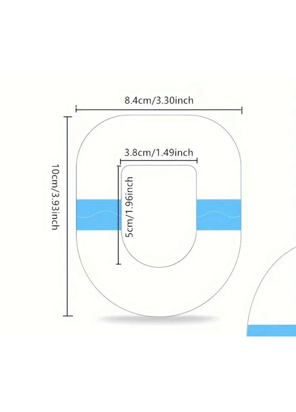 Тейп з отвором для подів Omnipod водонепроникний 10*8.5 см (аналог Тегадерма) No Brand (356460748)