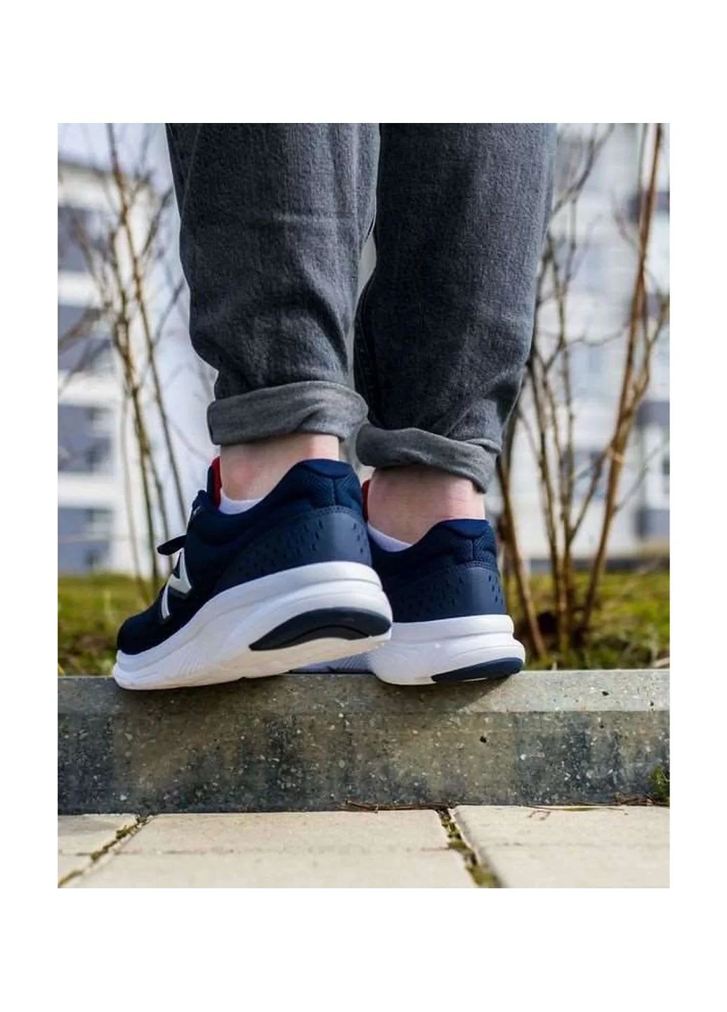 Синій кросівки чоловічі 411 blue m411ln2 New Balance