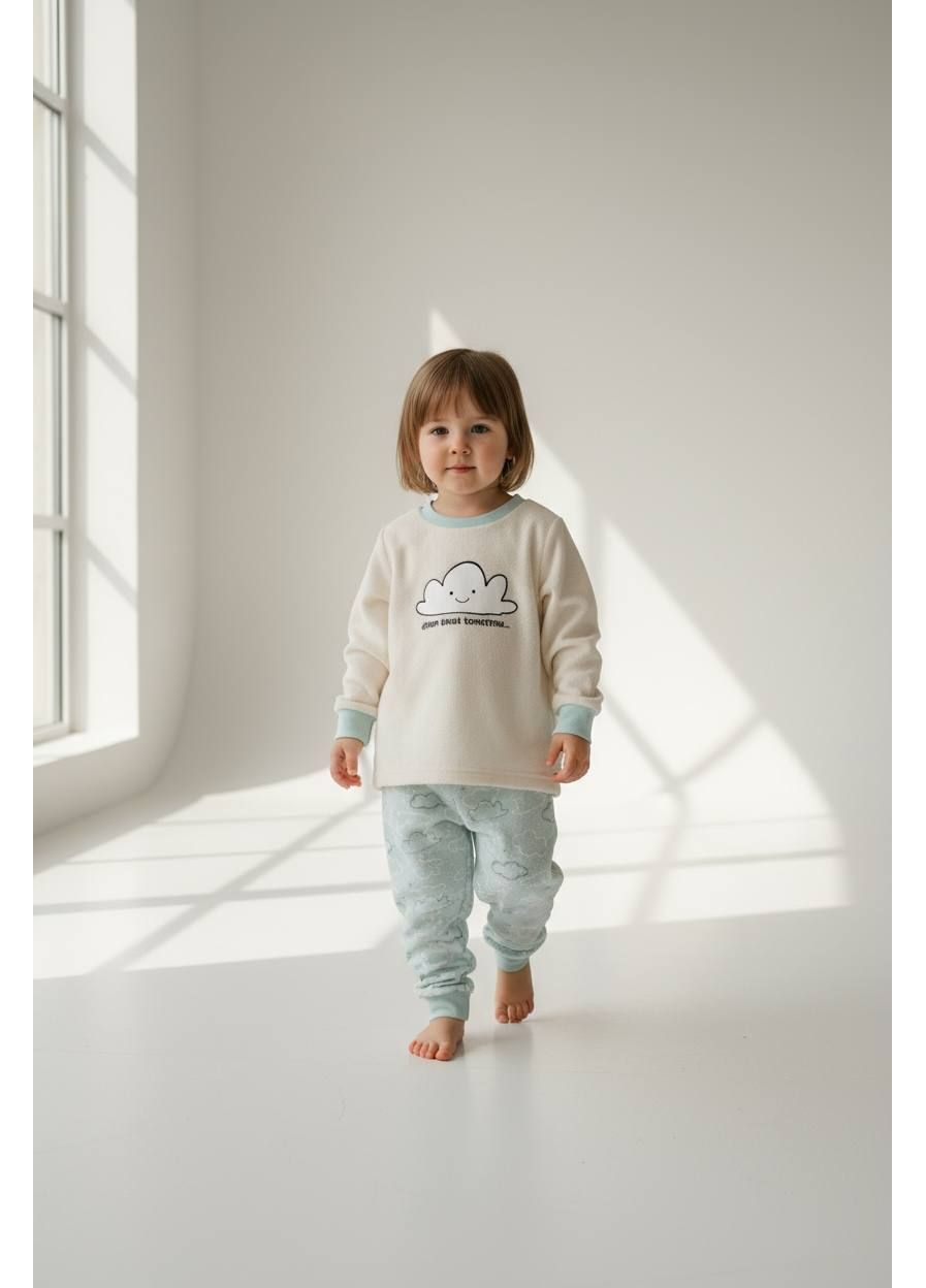 Пісочна всесезон піжама махрова кофта + брюки L&D