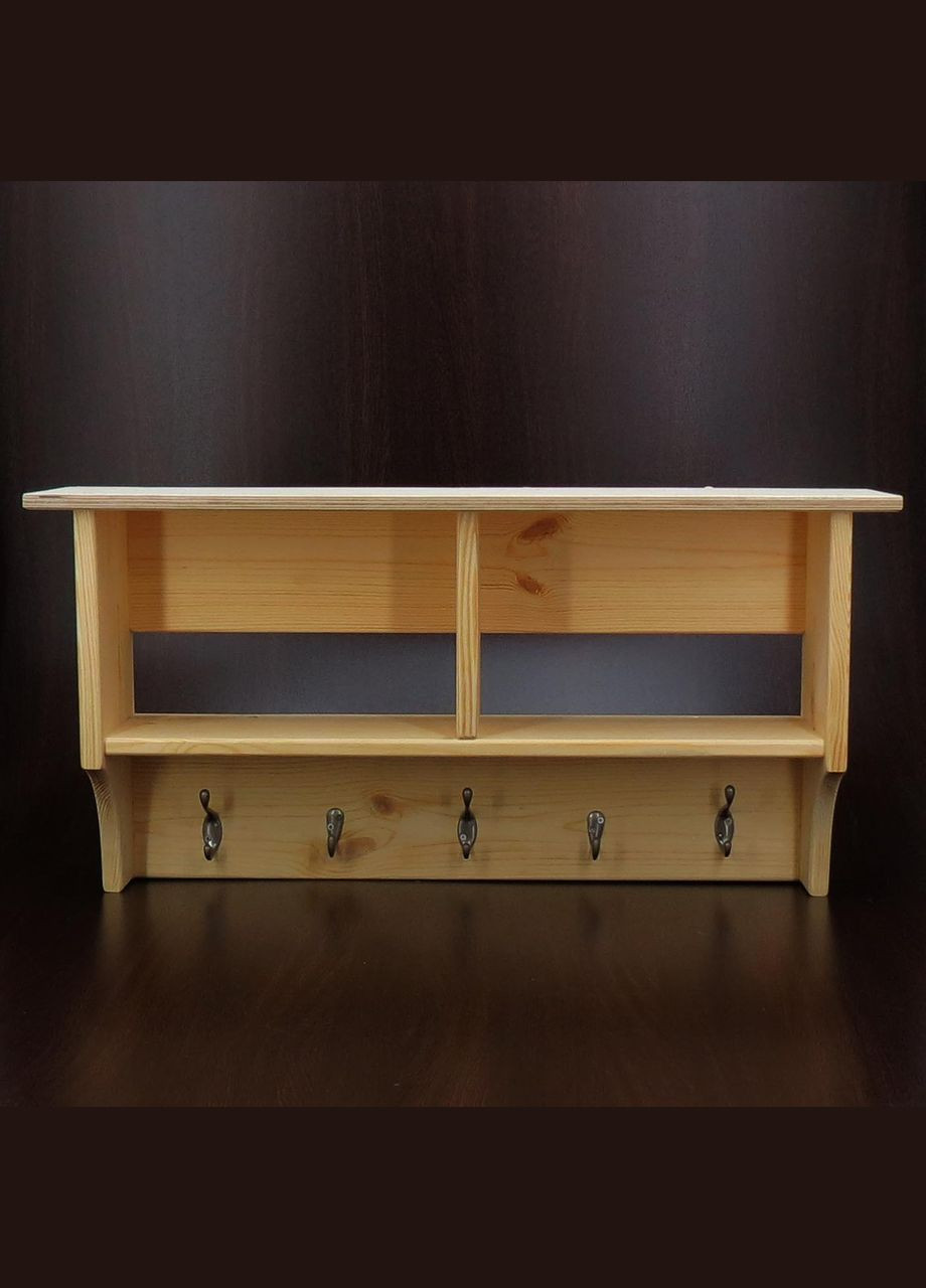 Вішалка для одягу з дерева Річмонд 2 ваніль (ВДО-201702) No Brand (327847329)