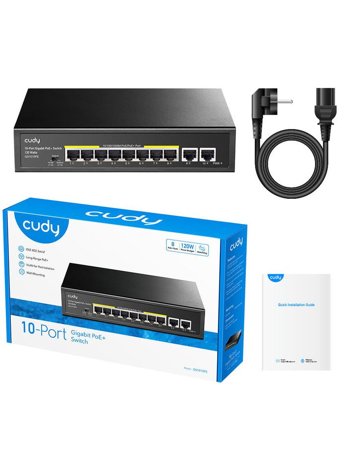 Комутатор GS1010PE Cudy (329194333)