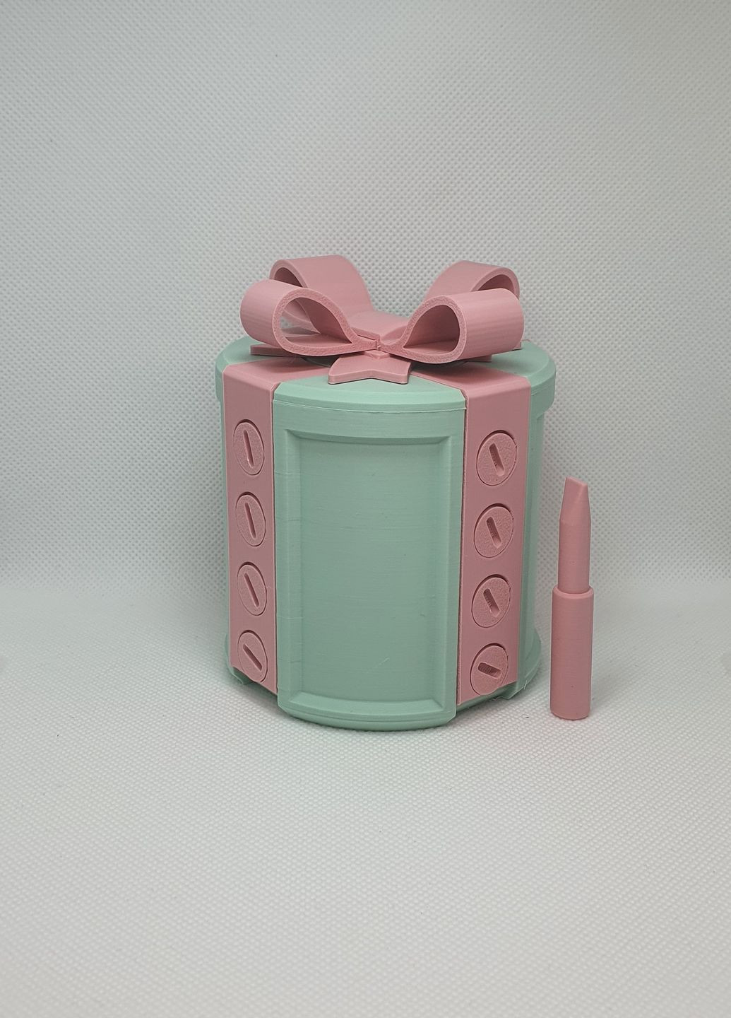 Цилиндрический контейнер с кодовым замком – оригинальная упаковка-сейф для подарков. No Brand (358117731)