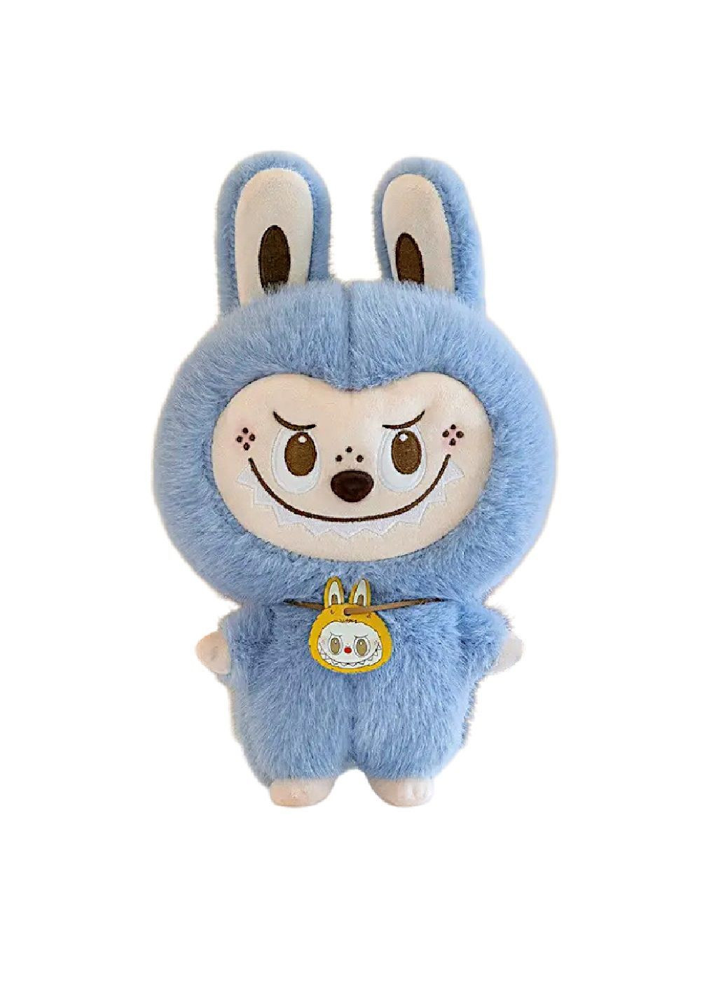 Большая плюшевая игрушка обнимашка подушка Лабубу для детей девочек мальчиков от 3 лет 45 см (481974-Prob) Серая Unbranded (369239149)