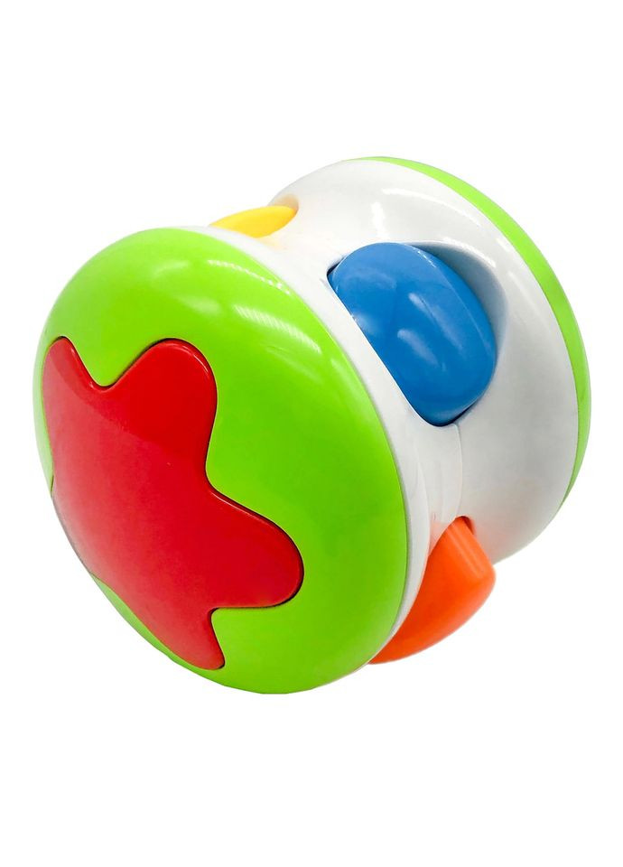 Детская погремушка в ручку SL84804-3 с пищалкой Белый Bambi (322667677)