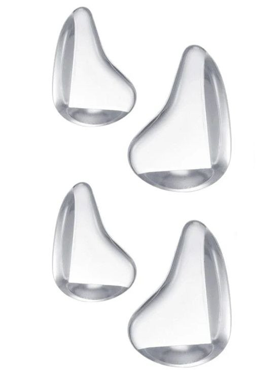 Набір силіконових насадок 4 штуки Краплі на кути меблів для дитячої безпеки No Brand (364100052)