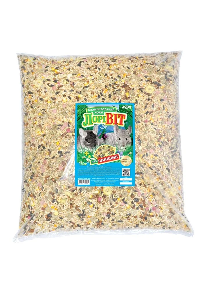 Корм для шиншил Лорівіт 10 кг (A-003135) Лорі (314811311)