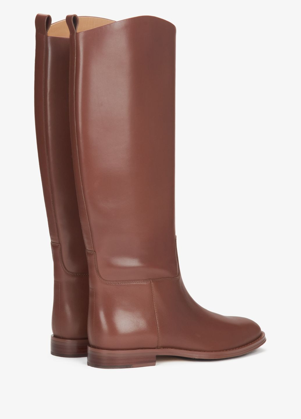 Осенние сапоги, цвет рыжий Estro