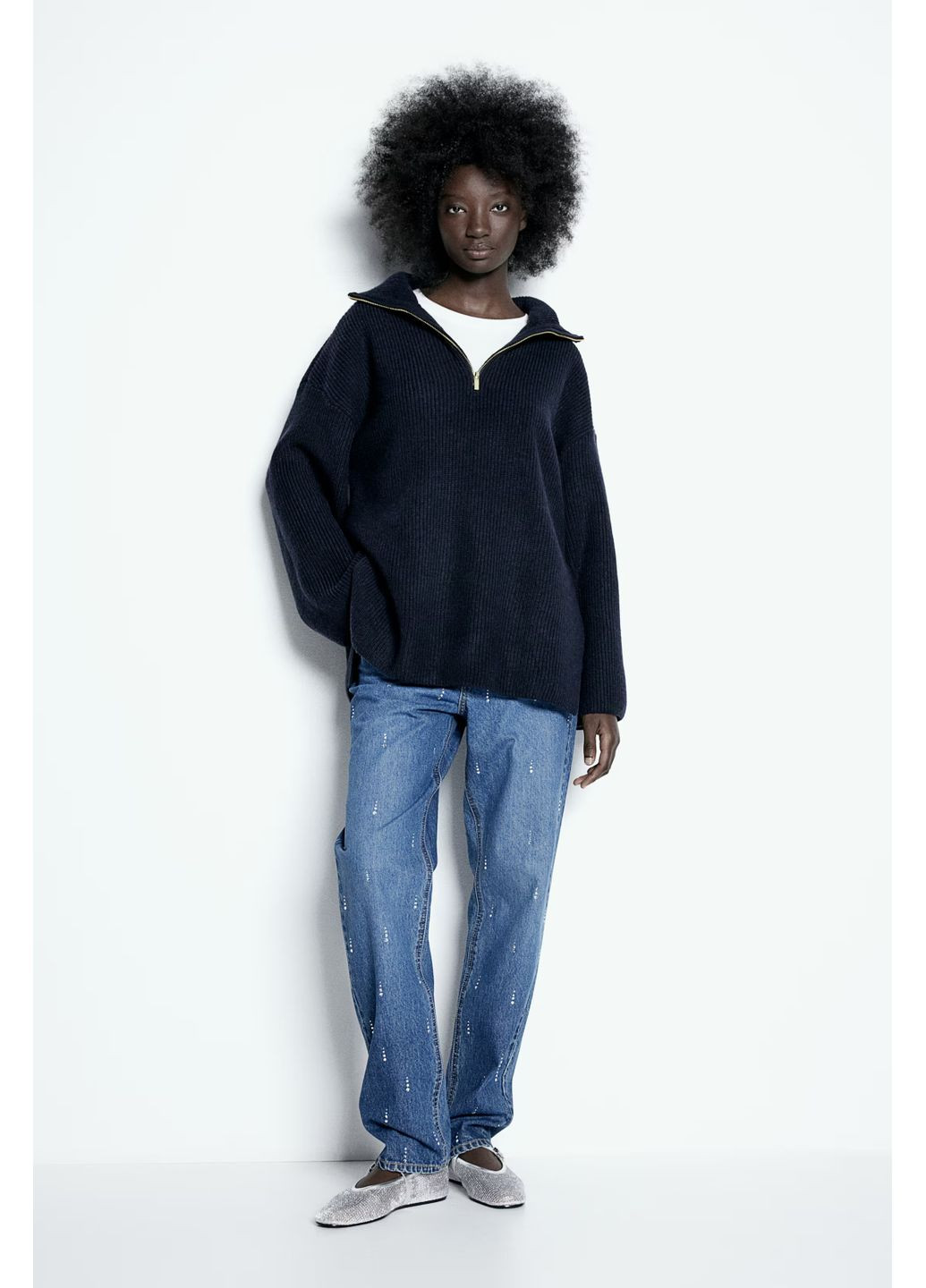 Светр зимовий вільного крою H&M (364119805)