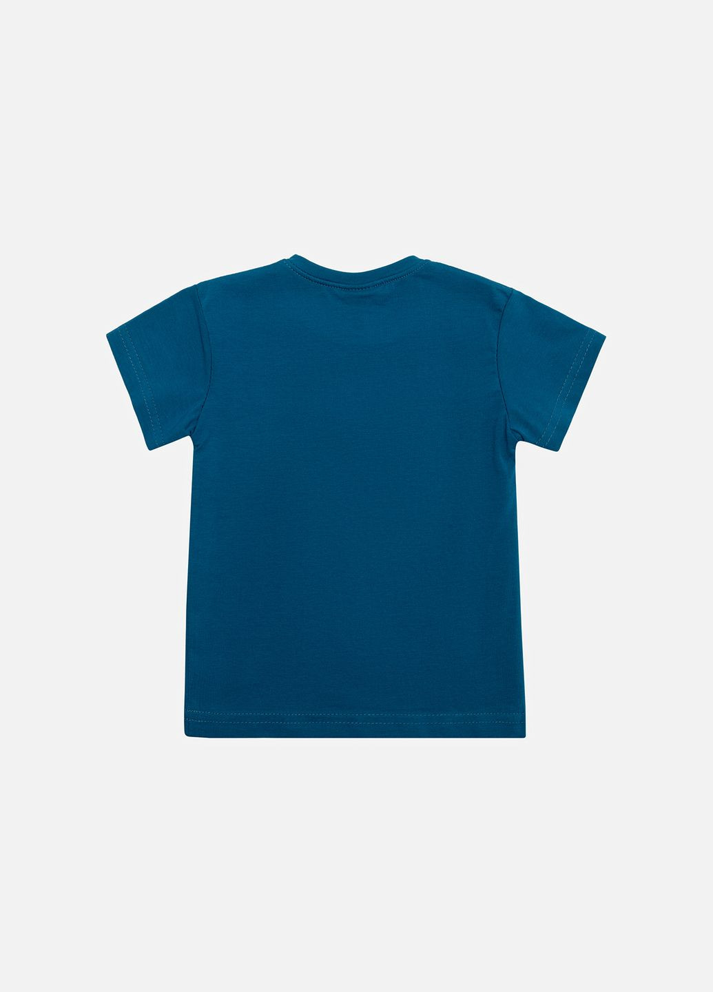 Синяя летняя футболка для мальчика цвет синий цб-00223115 Galilatex