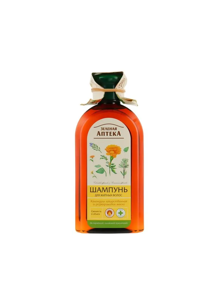 Шампунь Календула лекарственная и розмариновое масло 350 мл (4823015904974) Green Pharmacy (394762331)