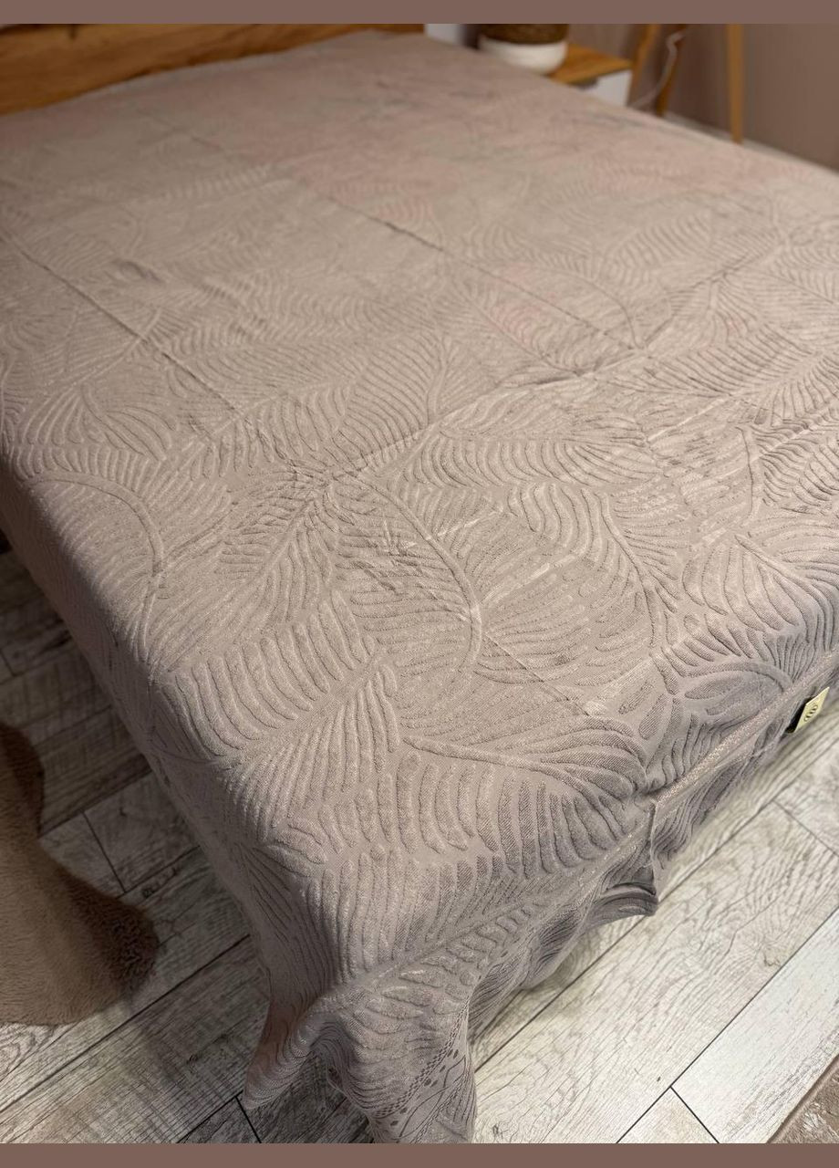 Евро простыня махровая 200х230 Капучино (П4К-al-mah-ev-2025-001-03) No Brand (323161191)