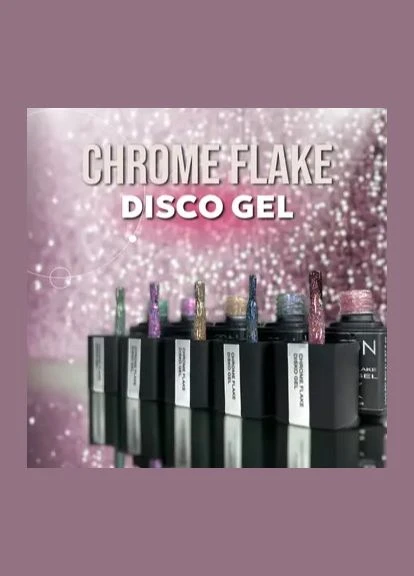 Світловідбивний гель лак Full Chrome Flake Disko №03, 8 мл Moon (377006508)