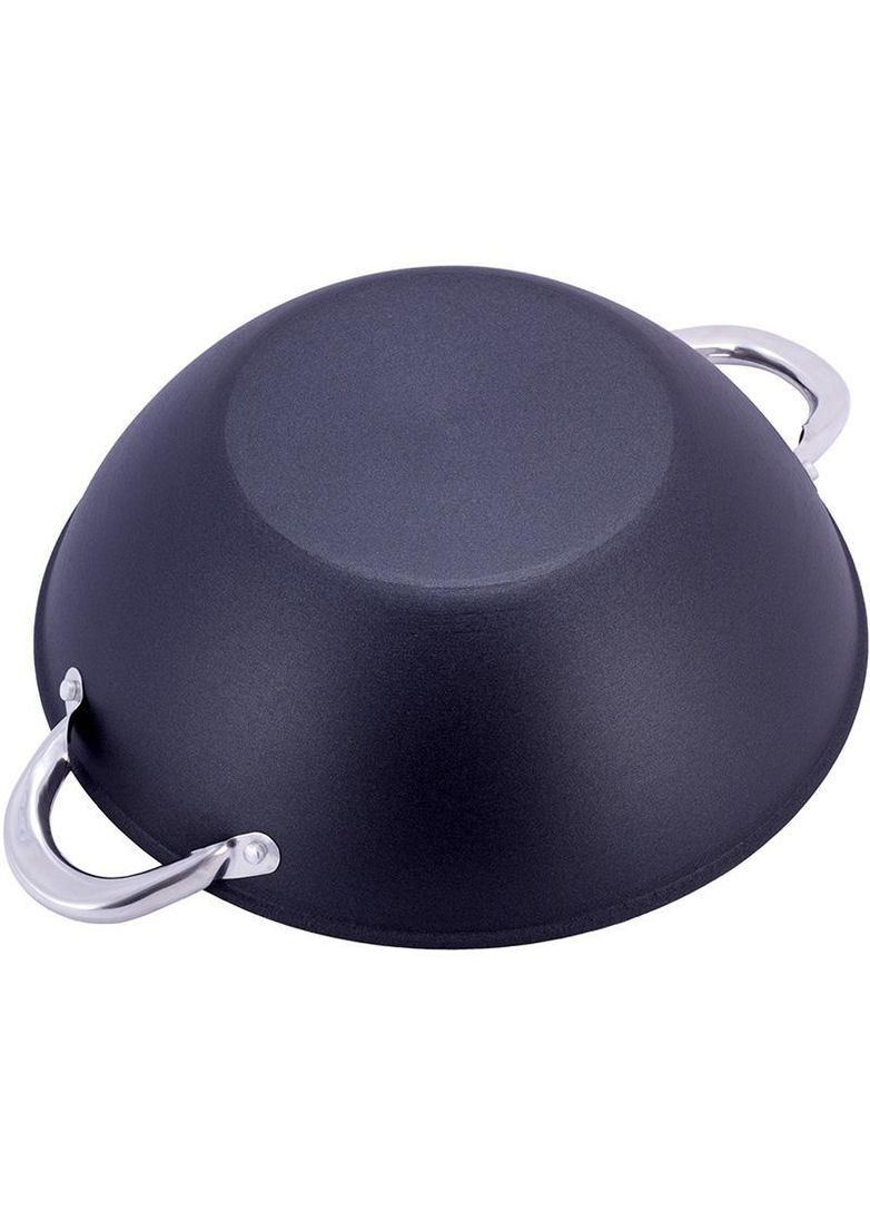 Казан чавунний "Wok" 4.5л, з антипригарним покриттям і аромо-кришкою Kamille (329895826)