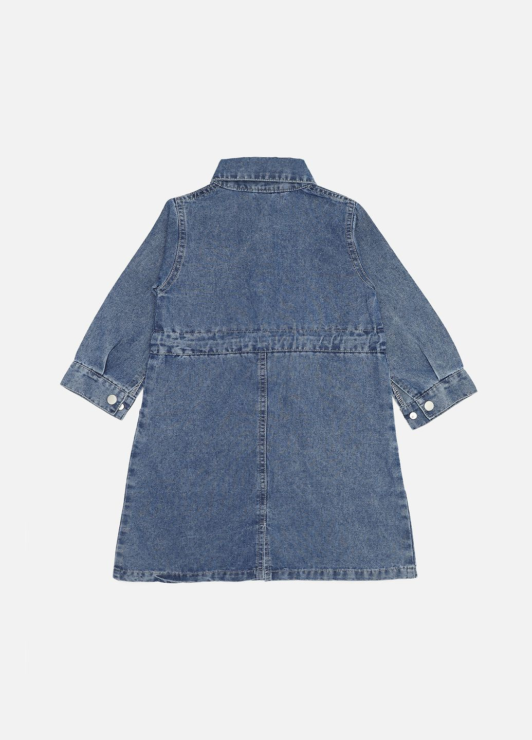 Голубое джинсовое платье для девочки цвет голубой цб-00268832 Fashion (322561049)