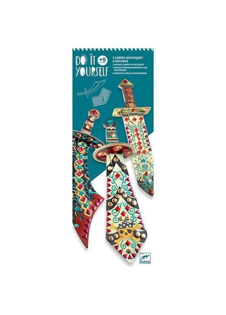 Набор сабель с мозаикой Сделай сам Как пират DJ07902 Djeco (362313432)