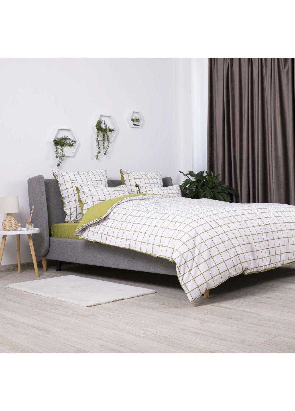 Постільна білизна Happy Sleep Olive Check, 50x70 ТЕП (363133159)