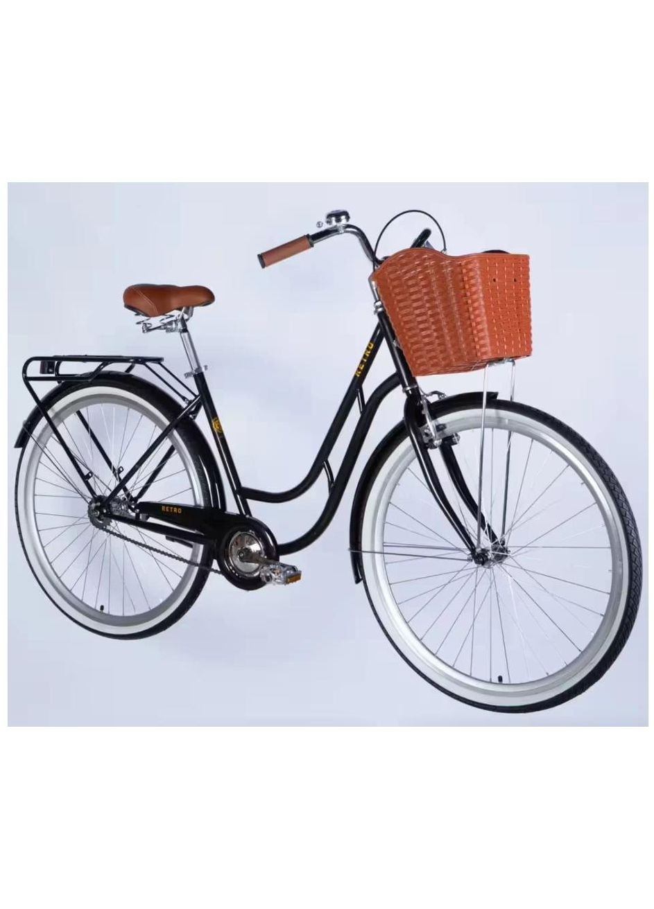 Велосипед 28" RETRO Velosteel рама-19" ST 2026 чорний (OPS-D-28-549) Dorozhnik (390929537)