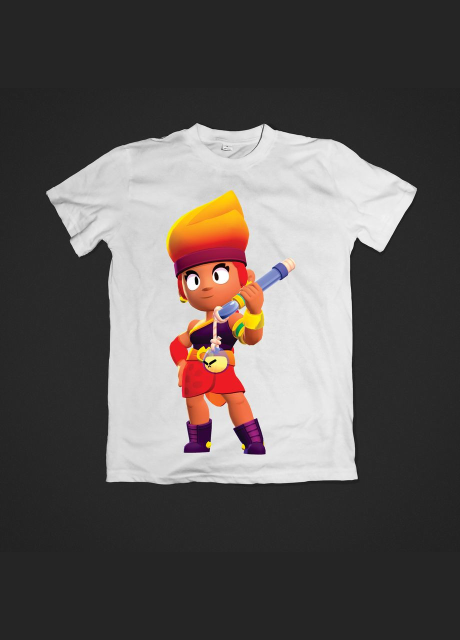 Белая демисезонная футболка youstyle amber 0674 Gildan