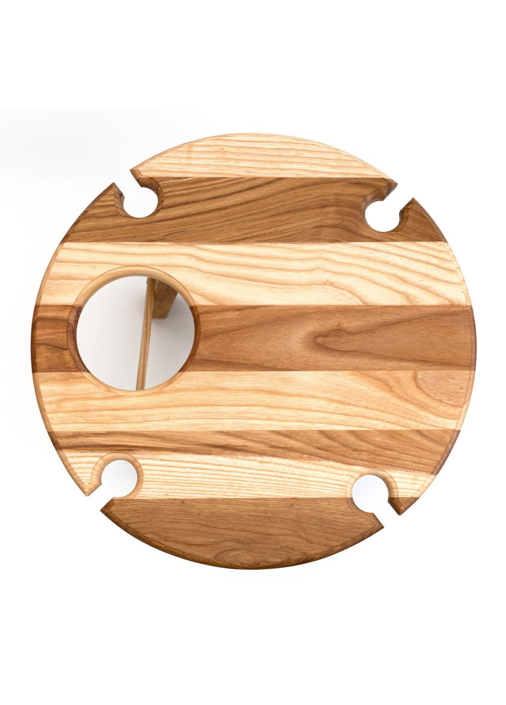 Винный столик деревянный на складных ножках 40 см No Brand (325482217)