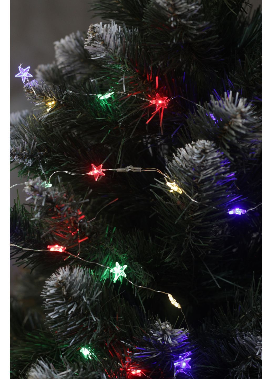 Гірлянда зірочки різнокольорова 1м на батарейках China (369152722)