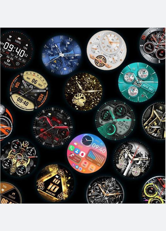 Умные часы Y10 Pro AMOLED Smart sports watch (с поддержкой звонков) черные Hoco (293345642)