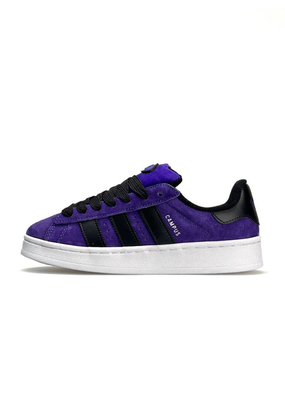 Кросівки жіночі Adidas No Brand Campus 00S New Purple Black White фіолетові демісезони (315773827)