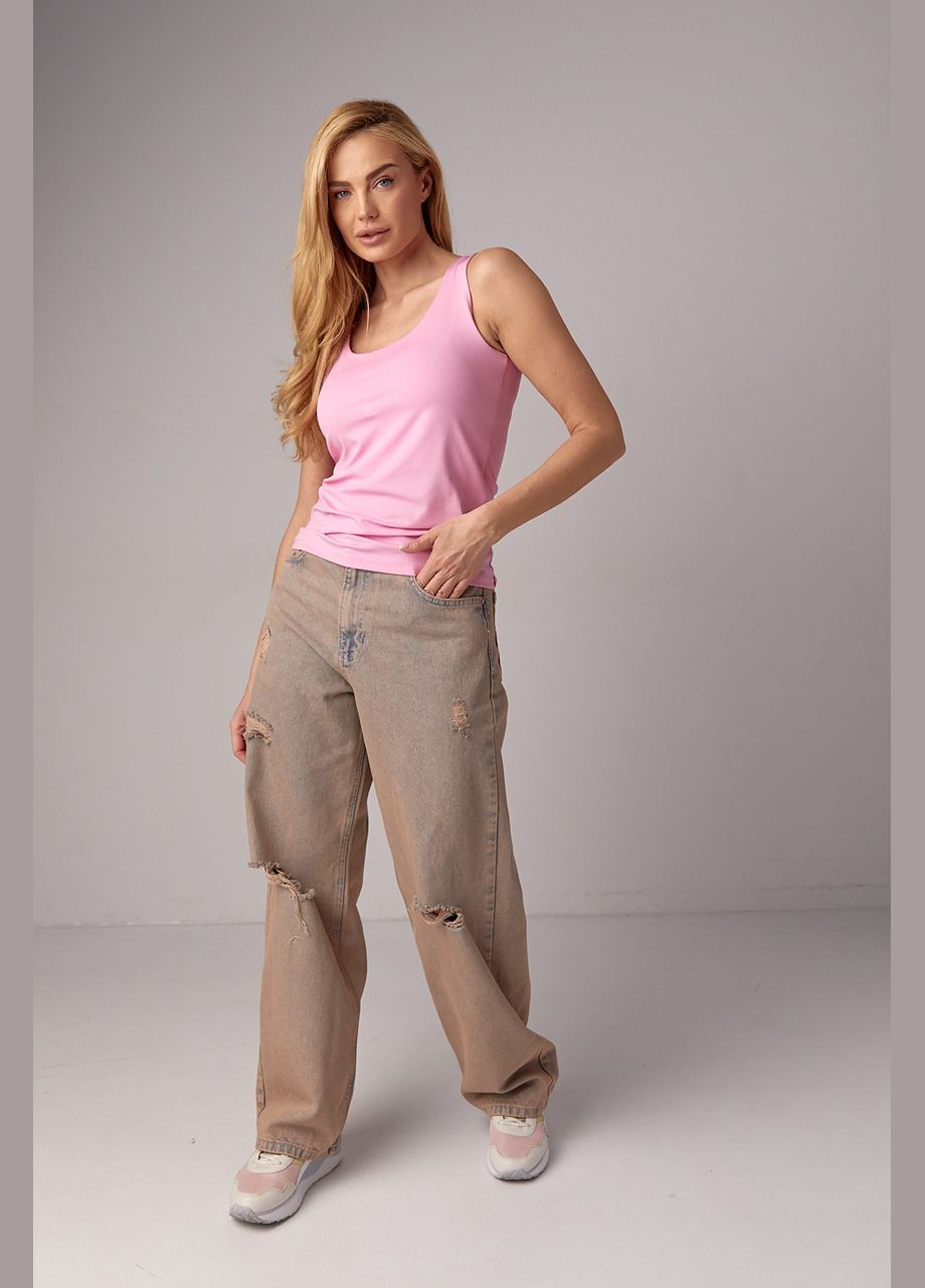 Эластичная женская майка Liton — 296469574