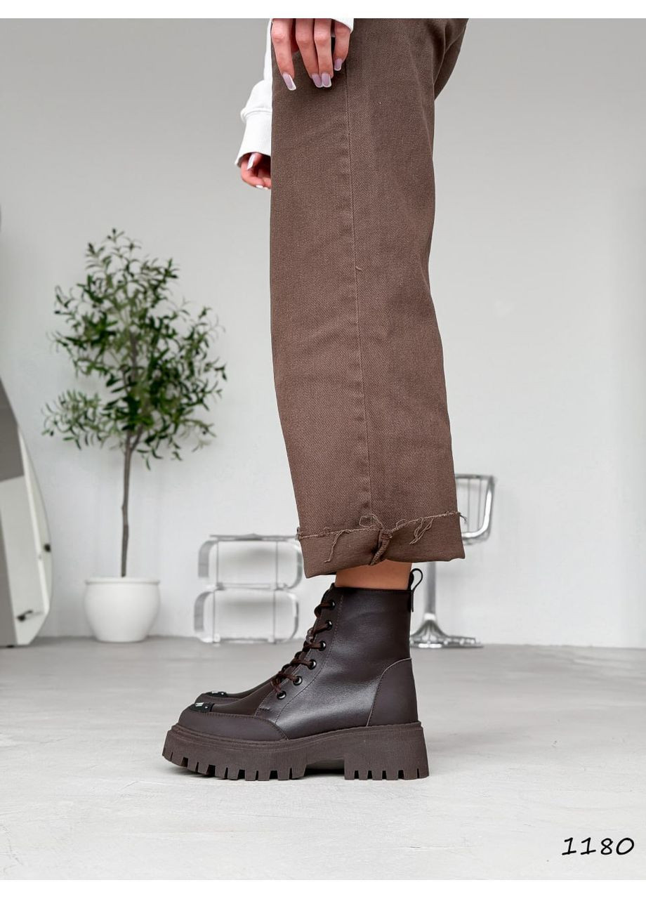 Осенние кожаные ботинки Helen