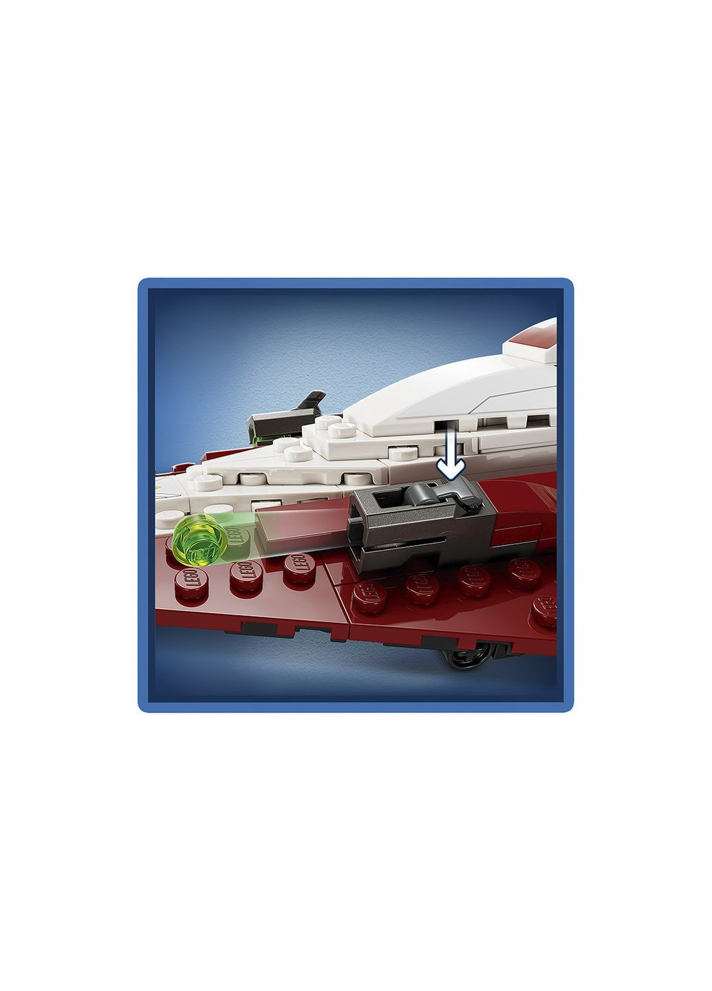 Star Wars Звездный истребитель джедаев ОбиВана Кеноби 282 деталей (75333) Lego (304055492)