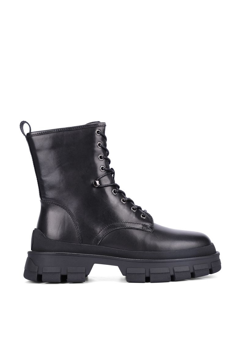 Жіночі Черевики A25839L-701 Чорний Шкіра MIRATON (368753882)