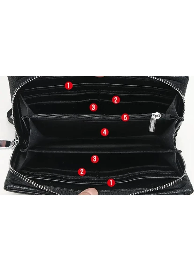 Кожаный мужской кошелек с ручкой MDR No Brand (385866973)