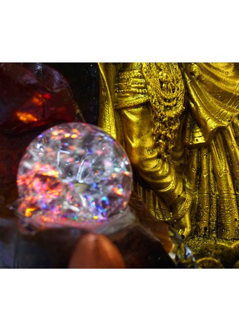 Фонтан інтер'єрний настільний з підсвічуванням Крішна та Радха №1 No Brand (348437757)