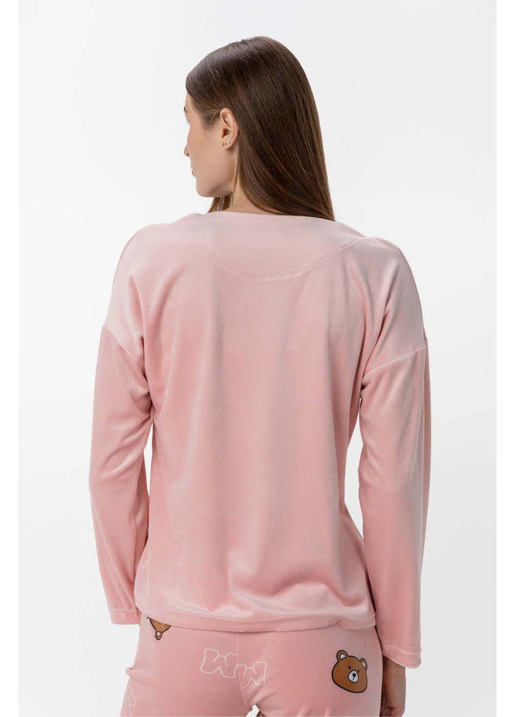 Рожева всесезон піжама жіноча mihra